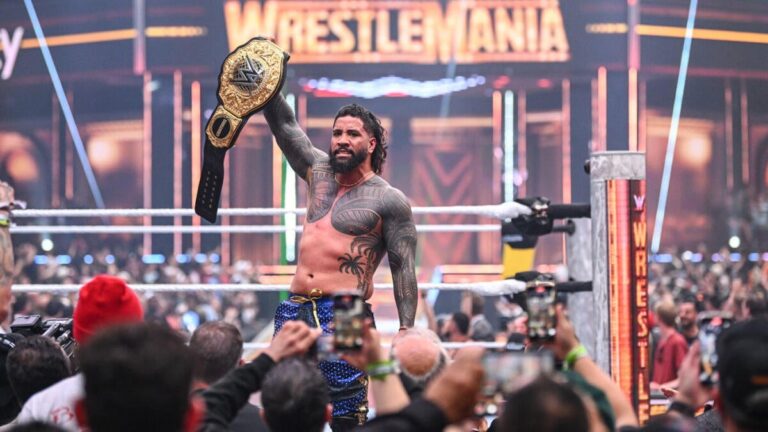 WWE WrestleMania 41 outcomes: Jey Uso wins world heavyweight title, breakthrough continues to silence doubters