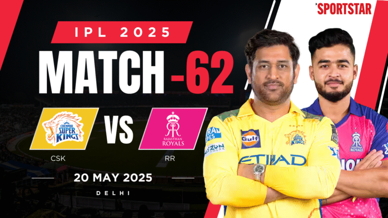 CSK vs RR LIVE Rating, IPL 2025: Chennai Tremendous Kings takes on Rajasthan Royals in bid to keep away from wood spoon