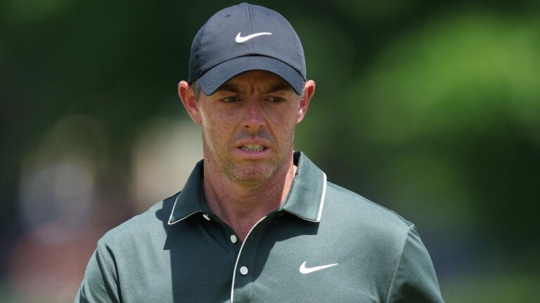 first spherical leaderboard, scores, speaking factors, Scottie Scheffler mud ball feedback, Rory McIlroy and Brooks Koepka wrestle