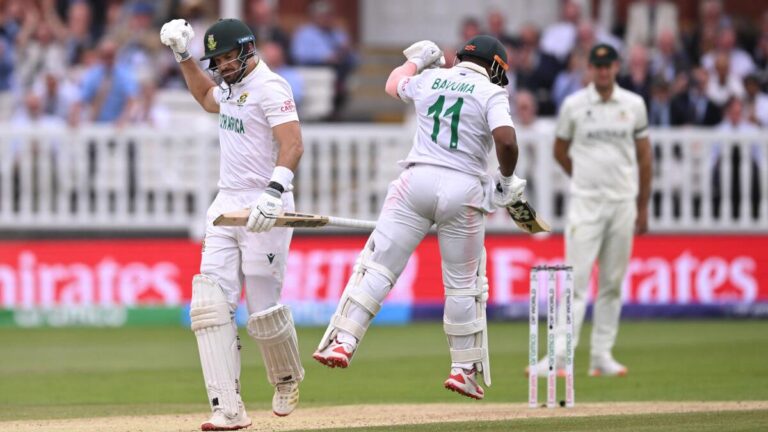WTC Last 2025: Bavuma grit and Markram century put South Africa on brink of historic win over Australia