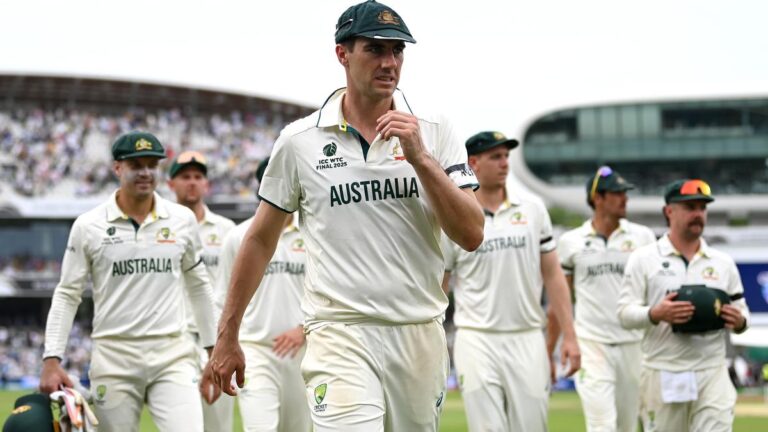 World Check Championship: Cummins says closing ‘a bridge too far’ for overwhelmed Australia