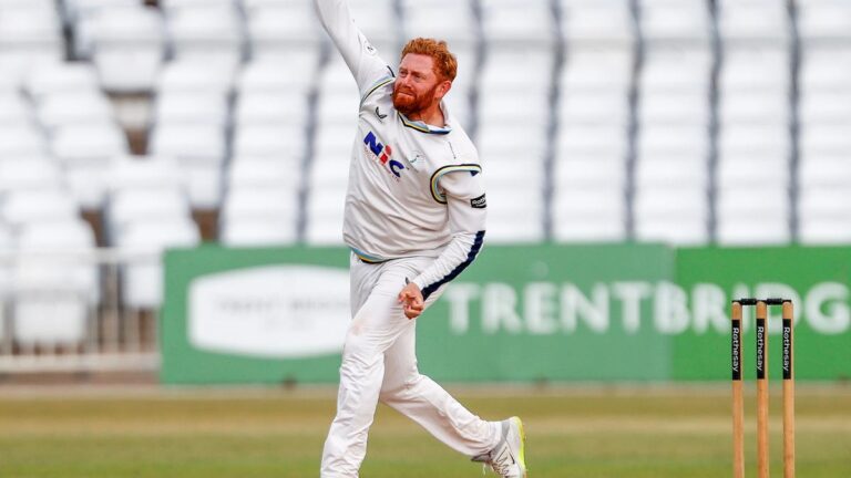 Bairstow bowls after 11 years throughout County Championship match for Yorkshire