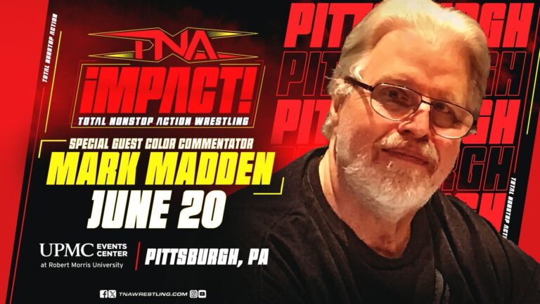 TNA Wrestling Welcomes Pittsburgh’s Personal Mark Madden To The Broadcast Sales space For TNA Dwell Occasion on Friday, June twentieth At UPMC Occasions Heart – TNA Wrestling