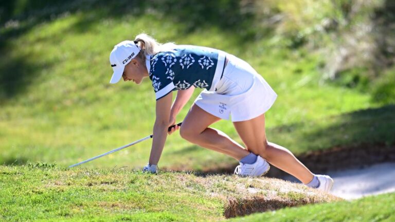 Charley Hull collapses on tee, withdraws from Evian Championship