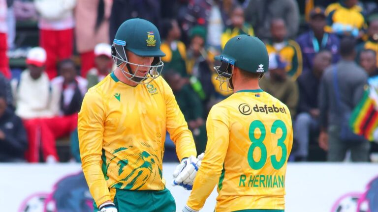 ZIM vs SA, T20I tri-series: Hermann fifty helps South Africa beat Zimbabwe, arrange last in opposition to New Zealand