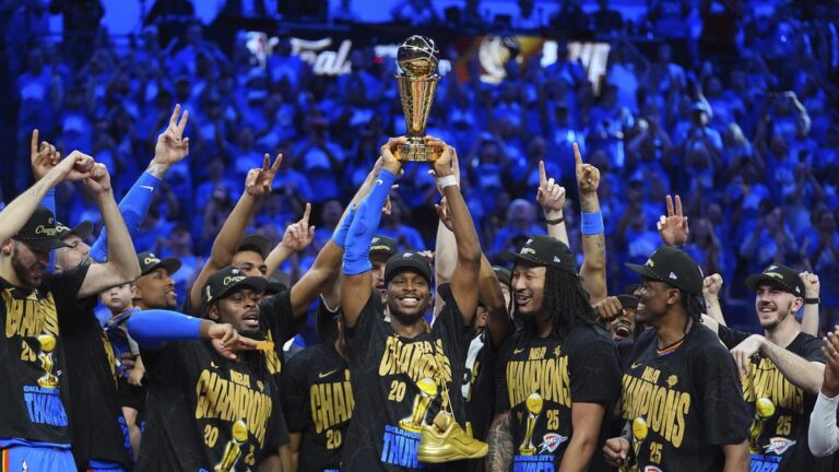 Thunder wins first title since franchise relocation in 2008, beats Pacers in Recreation 7 of NBA finals