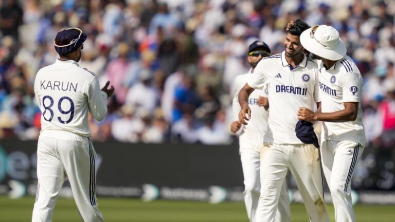 ENG v IND, Lord’s Check: Washington Sundar savours certainly one of his finest days with the ball, assured of India win