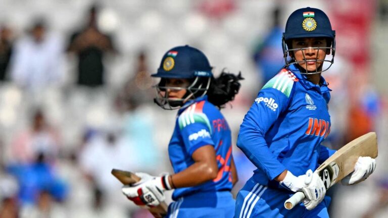 Smriti, Pratika file highest-ever opening partnership for India in Girls’s ODI World Cup