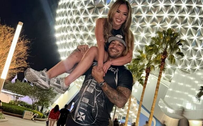 Damian Priest & Lola Vice Drop Cute Couple Photograph From Disney Epcot