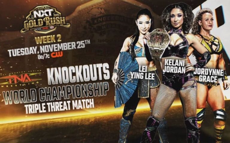 Loaded Multi Firm Card Booked For NXT Gold Rush Week Two On 11/25