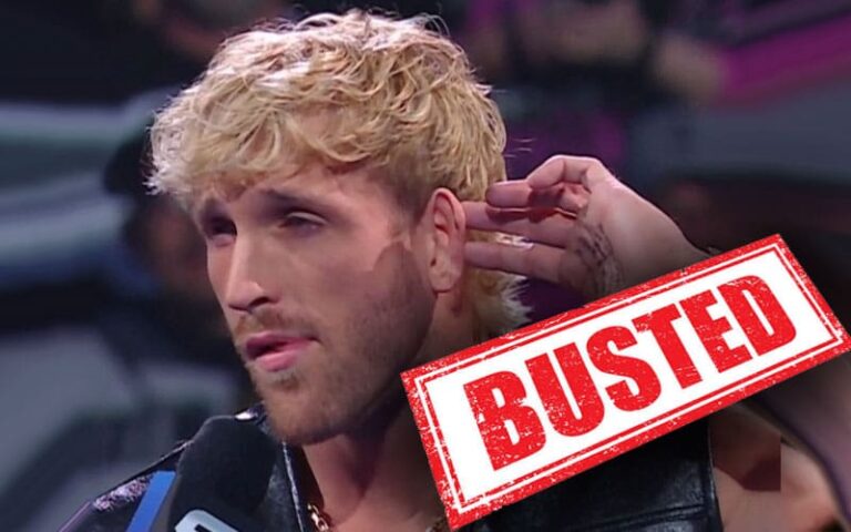 Logan Paul Busted With Cheat Sheet Throughout 11/21 WWE SmackDown Promo