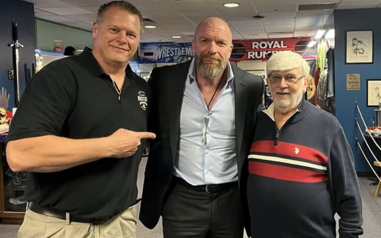 Triple H Visits Worldwide Skilled Wrestling Corridor of Fame Forward