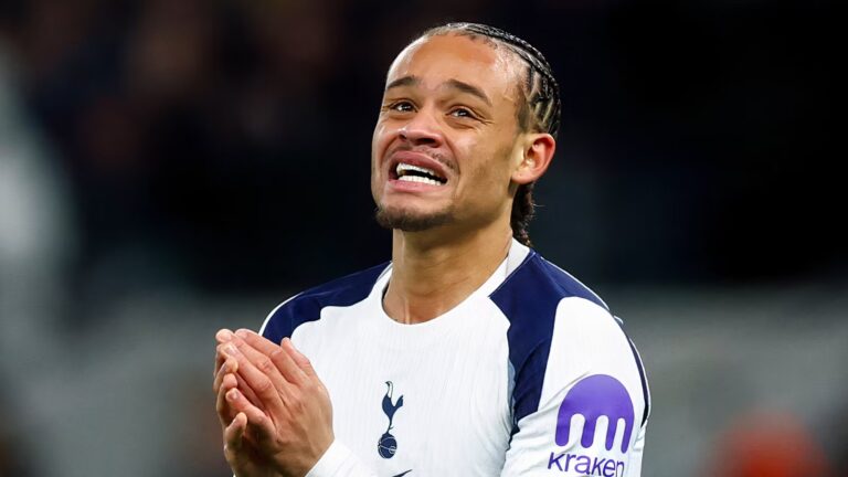 Jamie O’Hara loses it with Xavi Simons after what Tottenham star did in Fulham defeat