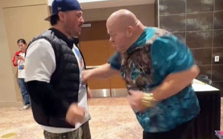 BJ Ray Takes Brutal Punch from Butterbean in Wild WrestleCade Second
