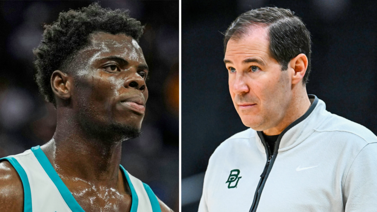 Scott Drew tells CBS Sports activities why James Nnaji will play for Baylor after being chosen in NBA Draft