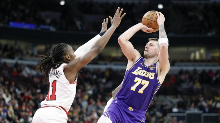 NBA roundup: Luka Doncic, Lakers finish Bulls’ successful streak