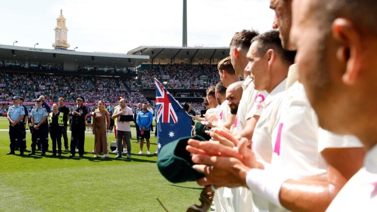 Ashes, fifth Take a look at: Australia, England groups honour Bondi taking pictures responders at Sydney Cricket Floor