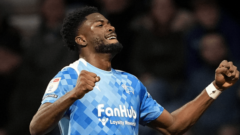 Patrick Agyemang’s seventh purpose of season serves as winner for Derby County