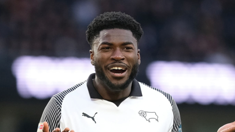 Derby County’s John Eustace desires EFL referees to guard “big asset” Patrick Agyemang