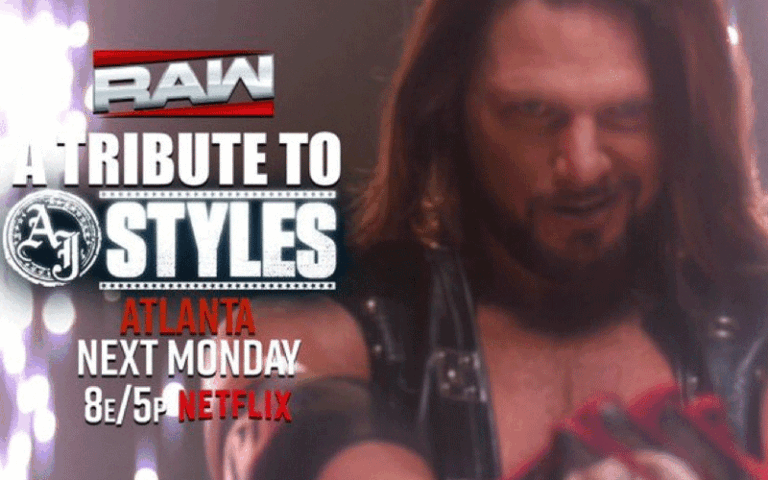 AJ Kinds Set For February 23 WWE RAW In Atlanta