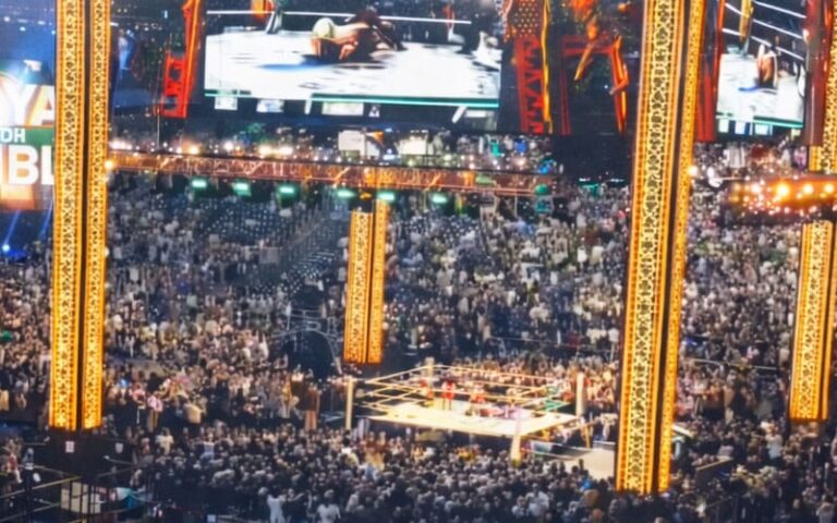 Footage Reveals Large Manufacturing Botch Throughout WWE Royal Rumble in Saudi Arabia