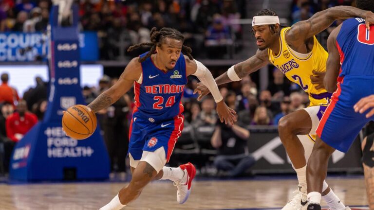 NBA roundup: Detroit Pistons halts Los Angeles Lakers’ 9-game profitable streak