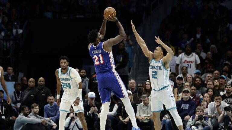 NBA roundup: Philadelphia 76ers edges previous Charlotte Hornets