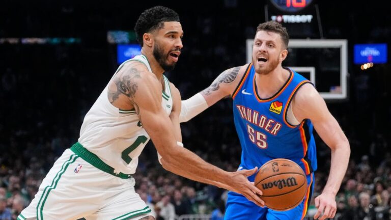 NBA roundup: Celtics finish Thunder’s 12-game successful streak