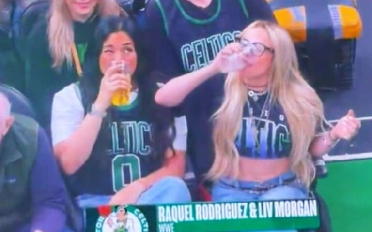Liv Morgan’s Beer Chug Goes Viral Throughout Celtics Sport With Raquel Rodriguez