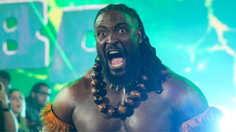 Oba Femi discusses faceoff with Brock Lesnar at Royal Rumble, resulting in WrestleMania 42 match