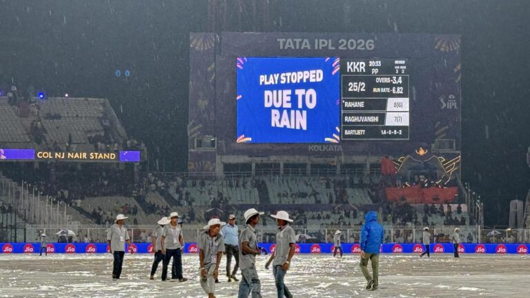 KKR vs PBKS, IPL 2026: Kolkata Knight Riders secures first level after persistent rain forces washout