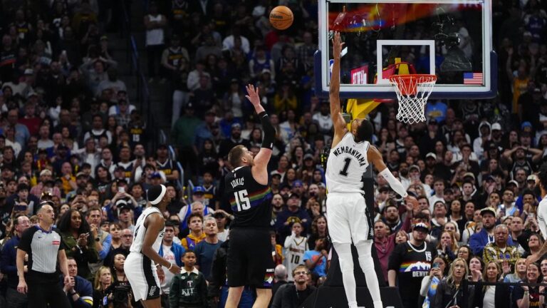 NBA roundup: Nuggets snap Spurs’ 11-game win streak in extra time