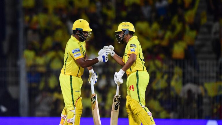 CSK vs KKR Reside Rating, IPL 2026: Chennai Tremendous Kings 118/3 (12); Tyagi removes Samson on 48; Sarfaraz joins Brevis