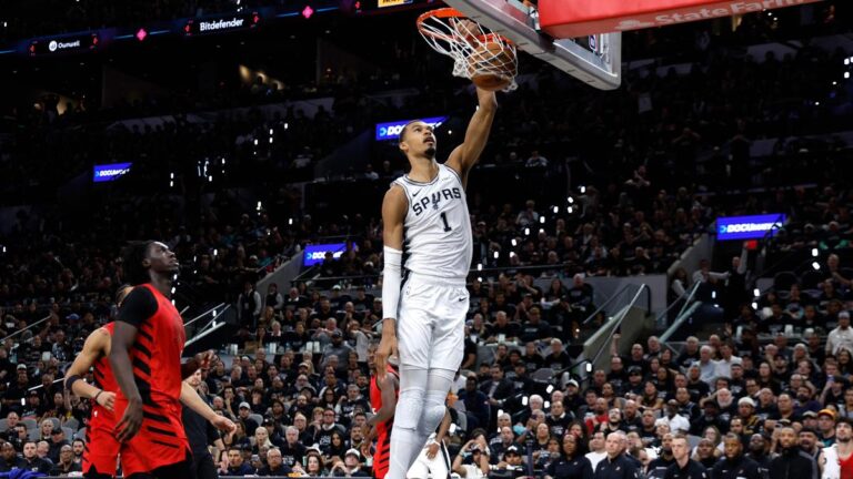 NBA playoffs: Wembanyama continues to shine as Spurs advance to second spherical, 76ers keep alive