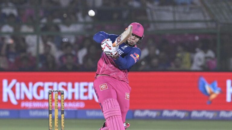 IPL 2026 — Sooryavanshi scores hundred in 36 balls throughout RR vs SRH