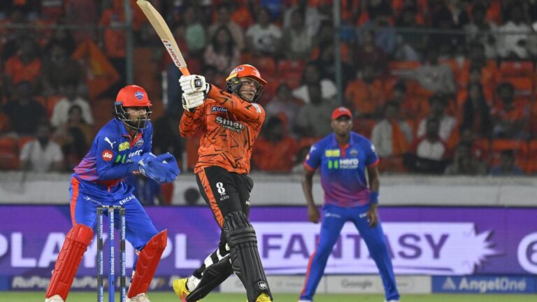 SRH vs DC IPL 2026: Abhishek Sharma slams second IPL century