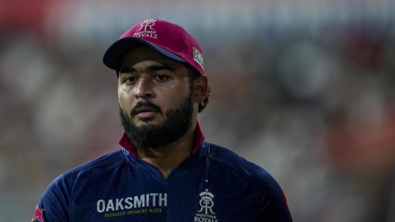 IPL 2026: Riyan Parag fined 25 p.c of match charges for vaping inside dressing room