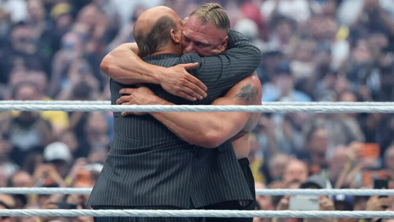 Brock Lesnar retiring? WWE, UFC star leaves boots after WrestleMania 42 loss to Oba Femi