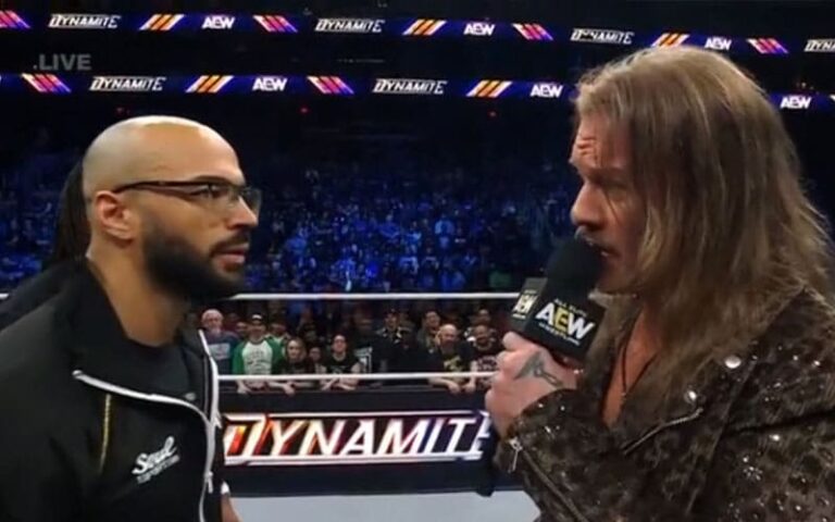 Chris Jericho Units Match With Ricochet After Heated AEW Dynamite Confrontation