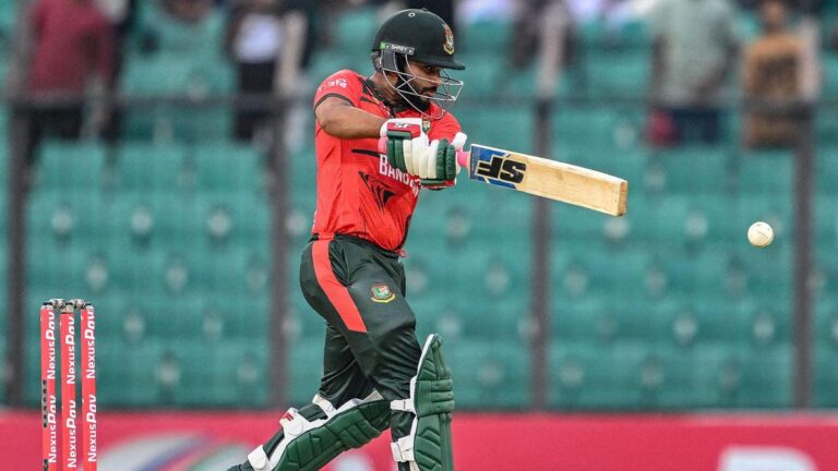 BAN vs NZ, third T20I LIVE SCORE: Bangladesh 50/3; Litton offers fast begin, Match delayed attributable to moist outfield