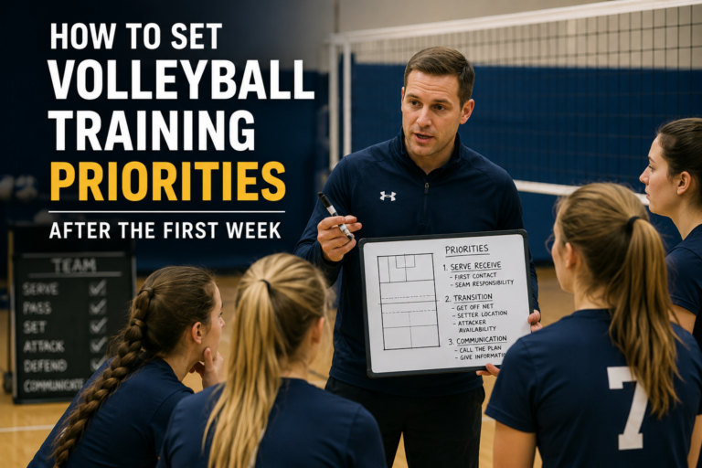 How one can Set Volleyball Coaching Priorities After the First Week