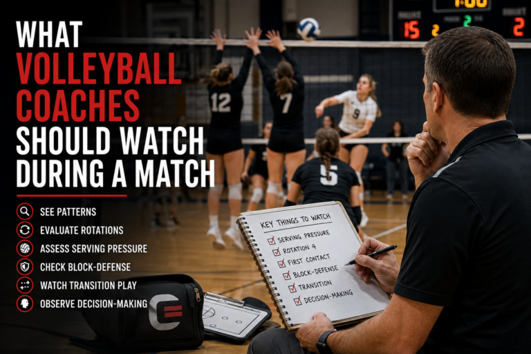 What Volleyball Coaches Ought to Watch Throughout a Match